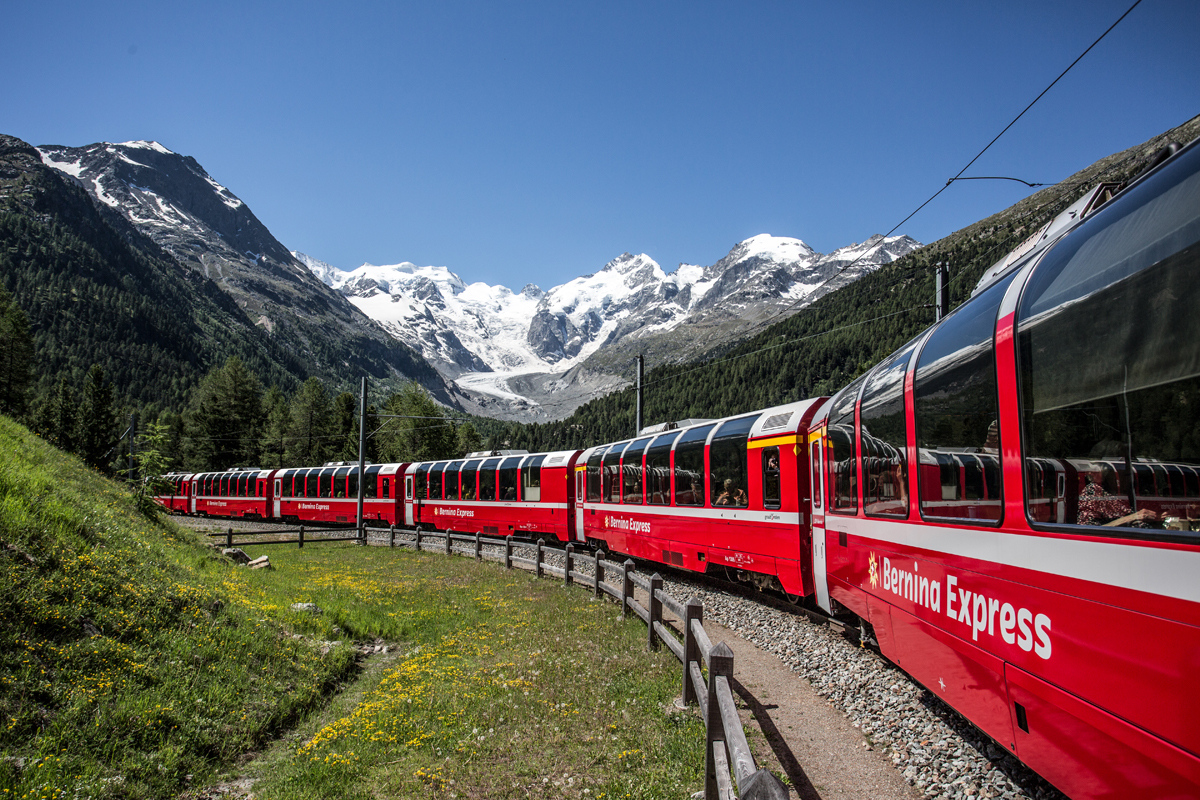 Bernina Express  Švýcarsko vlakem 17